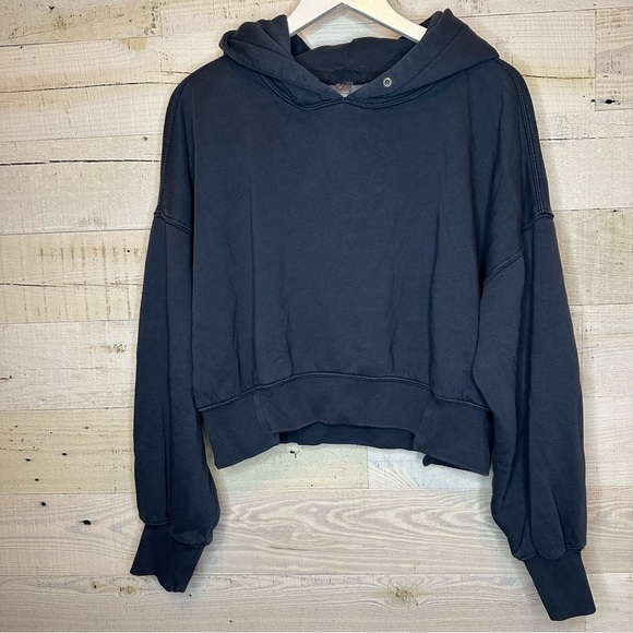 Free People FP Movement Undefeated Hoodie 
Washed navy blue - Picture 4 of 9
